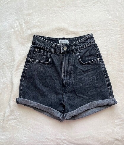 32 Beden Zara trf mom jean kot şort