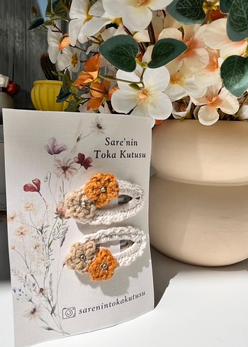 Çiçekli toka - Görsel 2