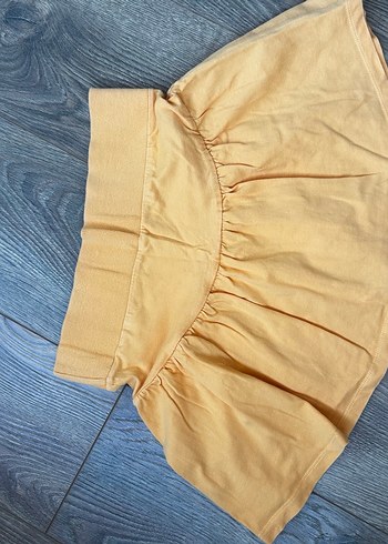 Bej Pilili Midi Etek çocuk - Görsel 2