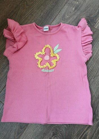 Çiçek Desenli Renkli Kız Tayt takım - Görsel 3