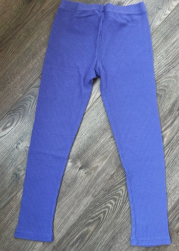 Kız Çocuk mor Pilili Tayt - Görsel 2