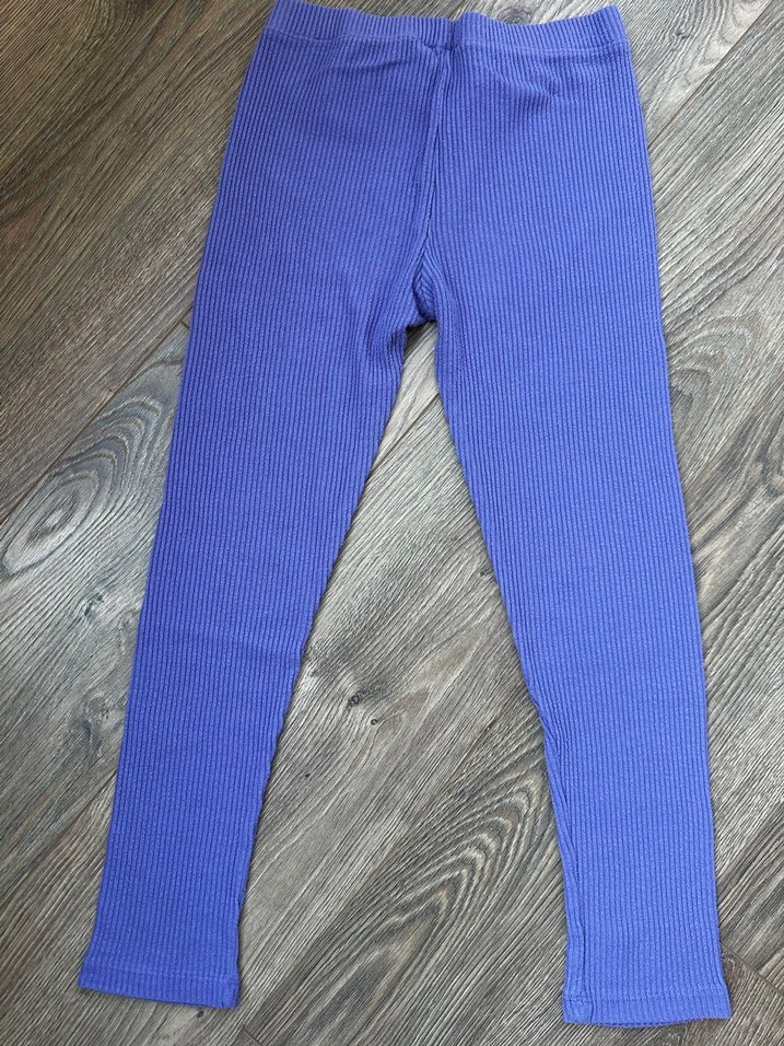 Kız Çocuk mor Pilili Tayt - Görsel 2