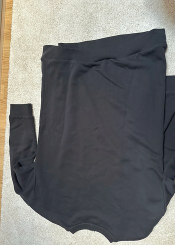 xs Beden siyah Renk Siyah Uzun Kollu Oversize Sweatshirt