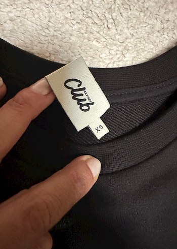 Beymen Club Siyah Uzun Kollu Oversize Sweatshirt