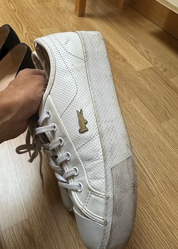 36 Beden beyaz Renk Beyaz Bağcıklı Minimalist Kadın Spor Ayakkabı