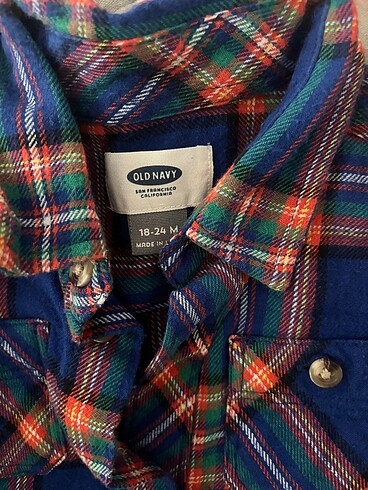 Diğer Old navy marka 1.5-2 yas oduncu gomlek