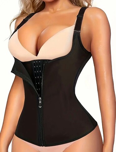 Kopçalı fermuarlı şekillendirici korse - Görsel 5