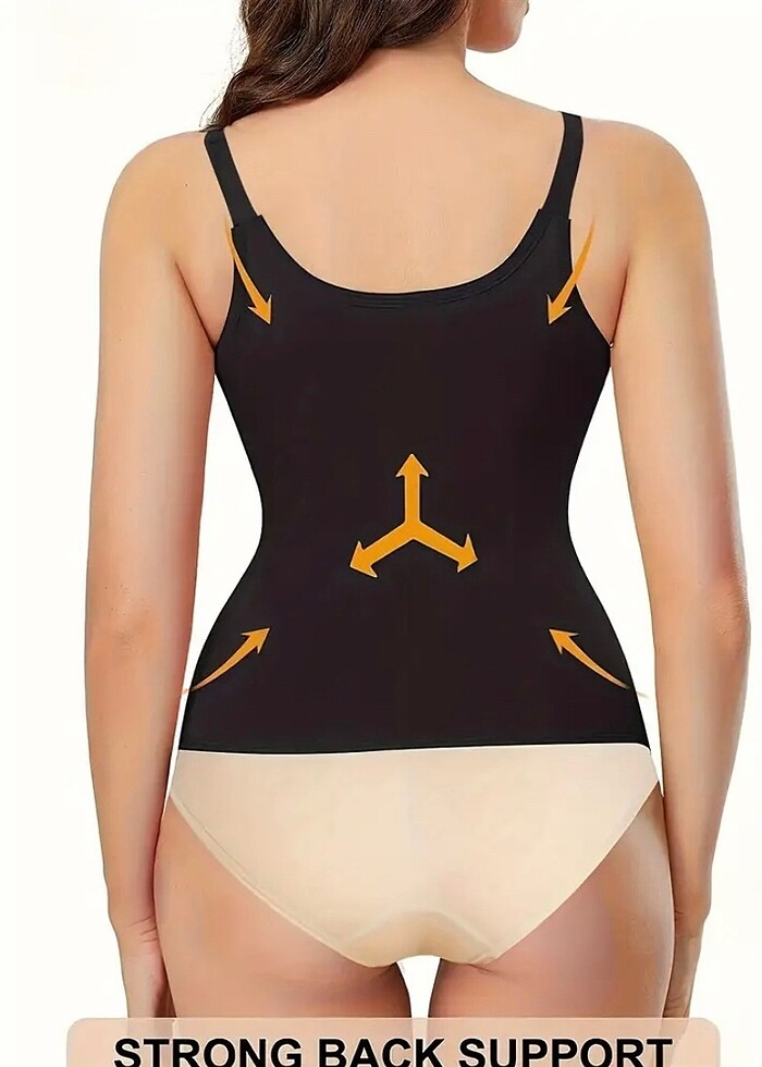 Kopçalı fermuarlı şekillendirici korse - Görsel 3