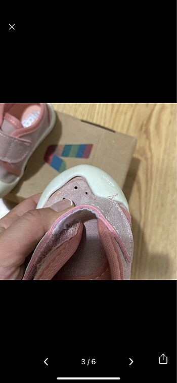 21 Beden Vicco pembe bebek ayakkabı