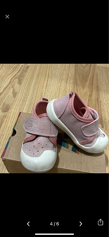 21 Beden pembe Renk Vicco pembe bebek ayakkabı