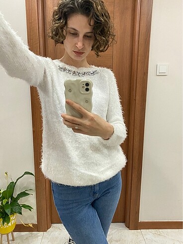 Zara Tüylü kazak