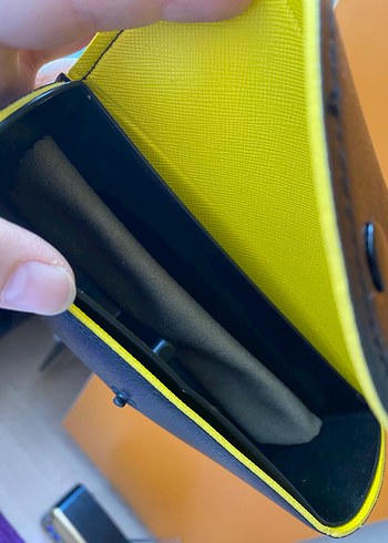 Siyah Tokalı Minimalist Kadın Gözlük Kabı - Görsel 2