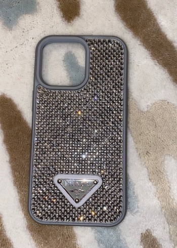 Sokak Stili Gri Taşlı Telefon Kılıfı - Görsel 2