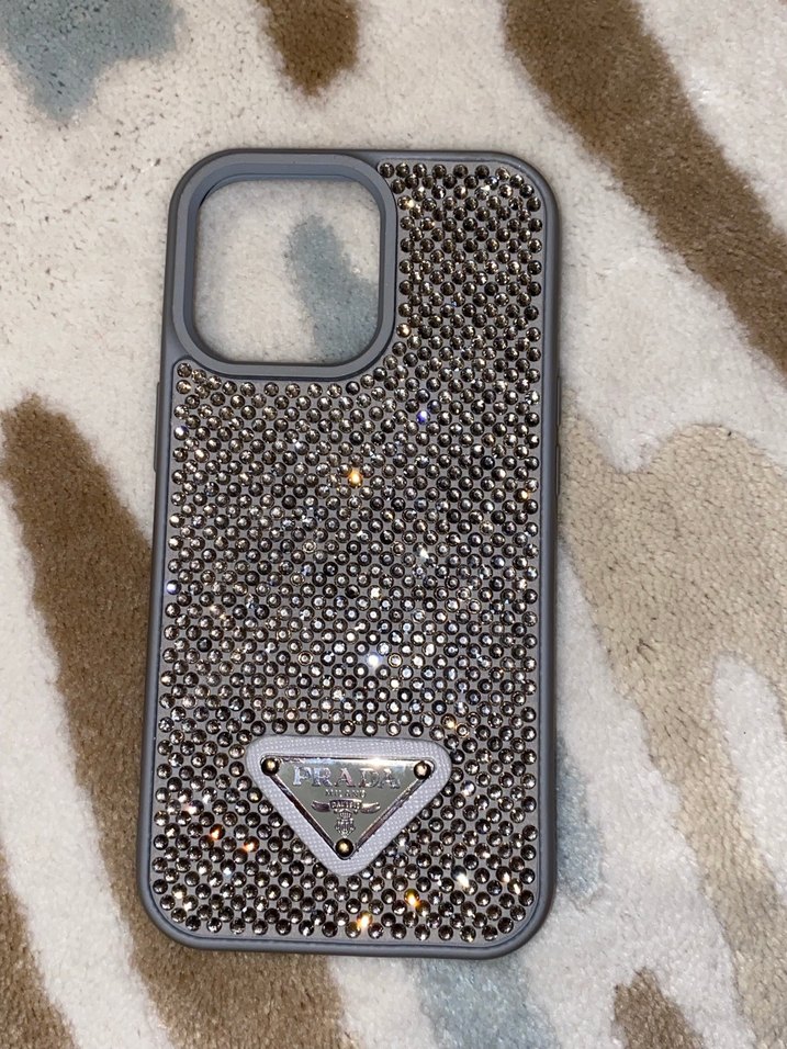 Sokak Stili Gri Taşlı Telefon Kılıfı - Görsel 2