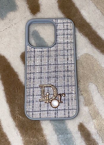 Boncuklu Gri Street Wear Telefon Kılıfı - Görsel 2