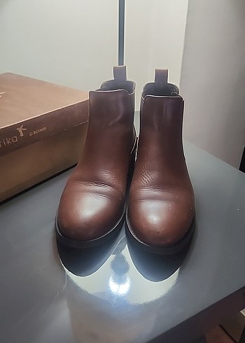 Fabrika 38 no Kahverengi Deri Kadın Bot,