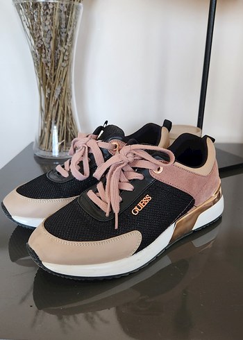 Guess Pembe Dolgu Topuklu Spor Ayakkabı