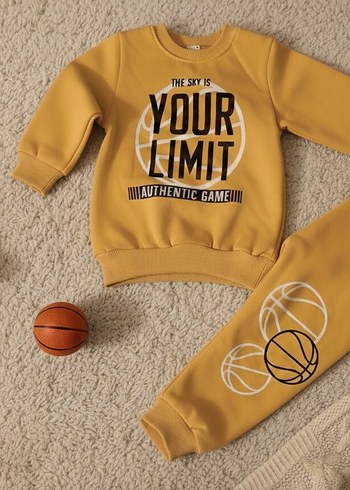 Sarı Baskılı Erkek Çocuk Takımı - Görsel 2