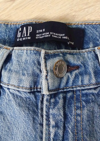 Mavi Bol Kesim Midi Denim Kadın Pantolon - Görsel 2