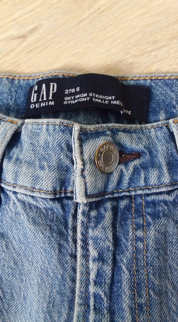 Mavi Bol Kesim Midi Denim Kadın Pantolon - Görsel 2