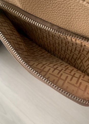 Bej Deri Kadın Sırt Çantası - Görsel 4