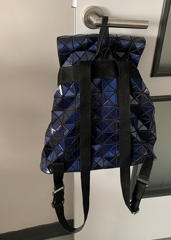 Mavi Desenli Kadın Sırt Çantası - Görsel 2