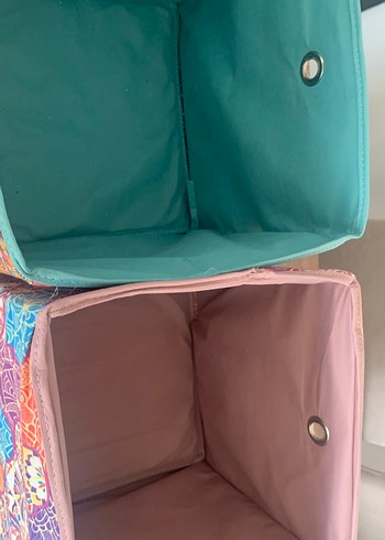 Renkli Çok Amaçlı Dolap Düzenleyici Kutular - Görsel 3