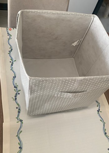 Gri Puantiyeli Katlanabilir Saklama Kutusu - Görsel 4