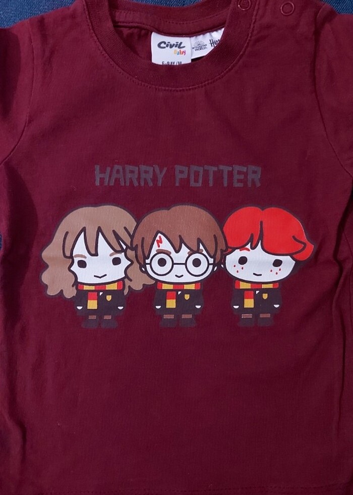 Harry Potter Lisanslı Uzun Kollu Tişört - Görsel 2