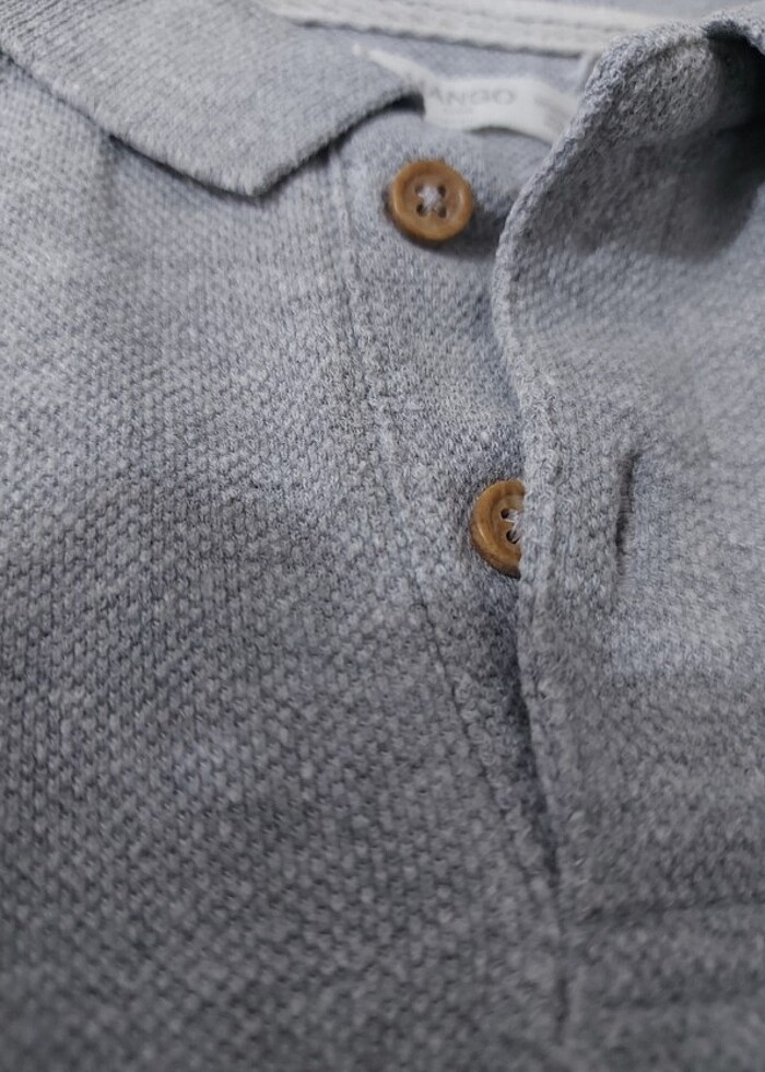 Mango 12-18 Ay Lacoste Gri Tişört - Görsel 3