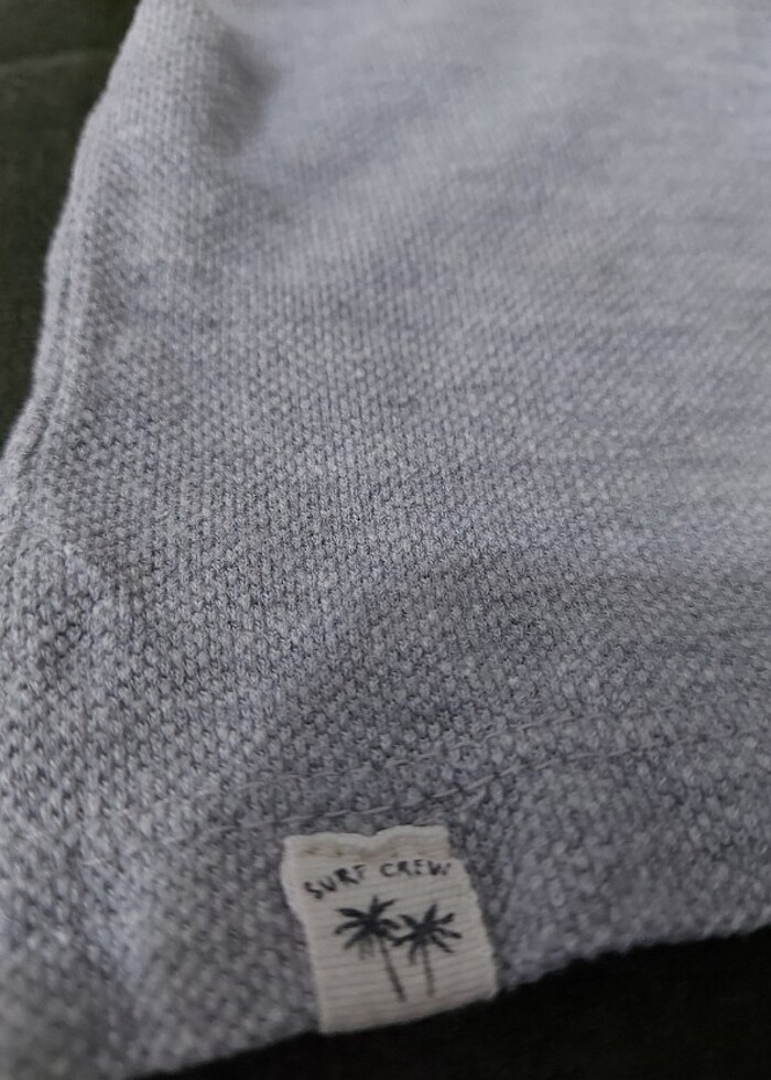 Mango 12-18 Ay Lacoste Gri Tişört - Görsel 4