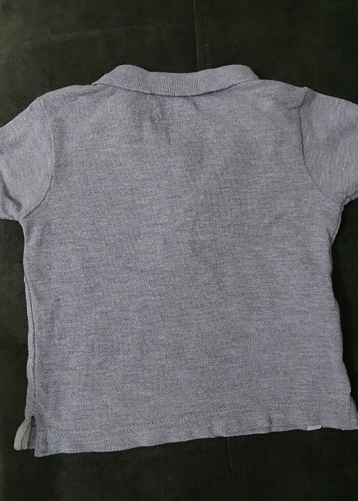 Mango 12-18 Ay Lacoste Gri Tişört - Görsel 2