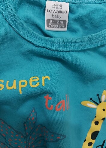 Lcw Mavi Desenli Body Zıbın 9-12 Ay - Görsel 2