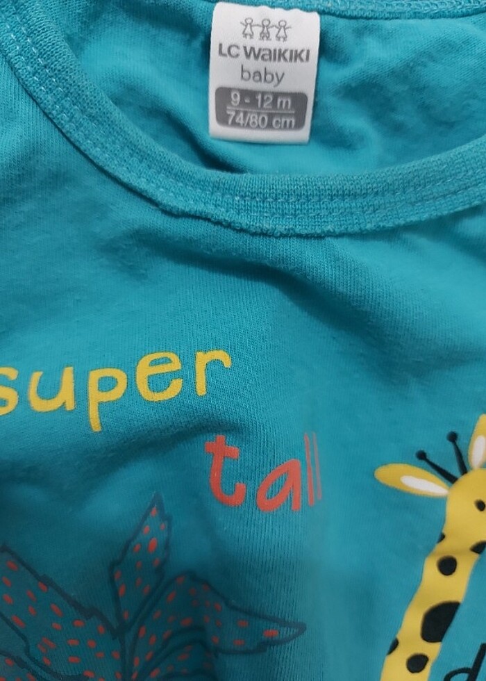 Lcw Mavi Desenli Body Zıbın 9-12 Ay - Görsel 2