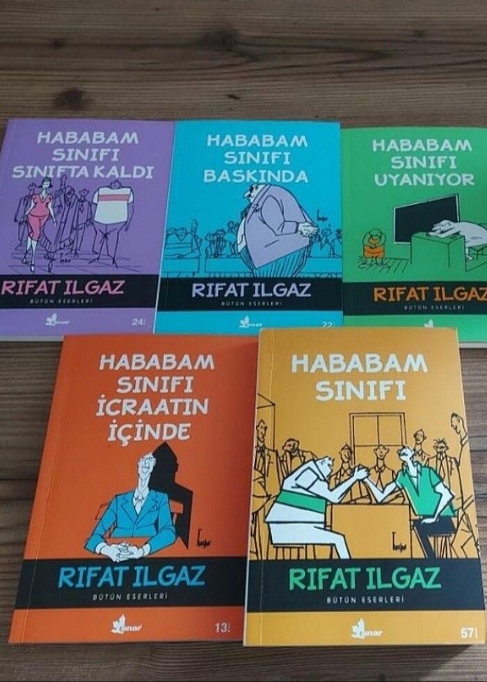 Rıfat Ilgaz Seti Hababam Sınıfı 5 Kitap - Görsel 2