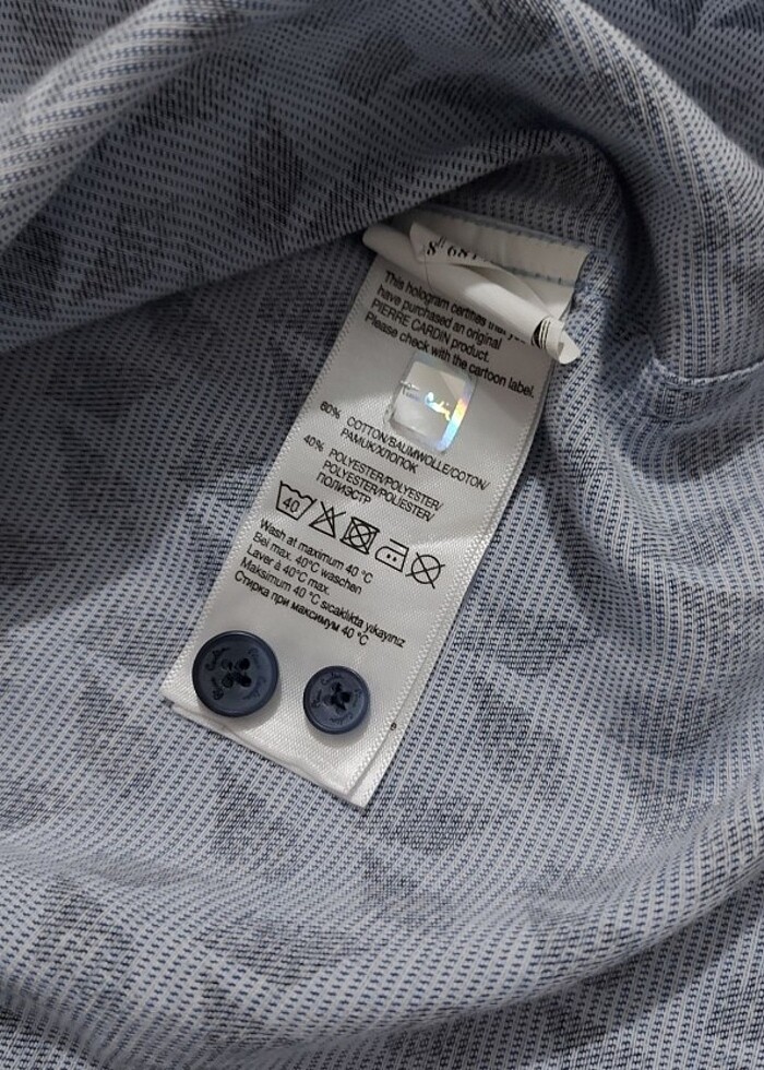 Orijinal Pierre Cardin Gömlek L Beden - Görsel 5