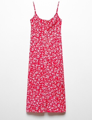 m Beden Mango- flower design red dress