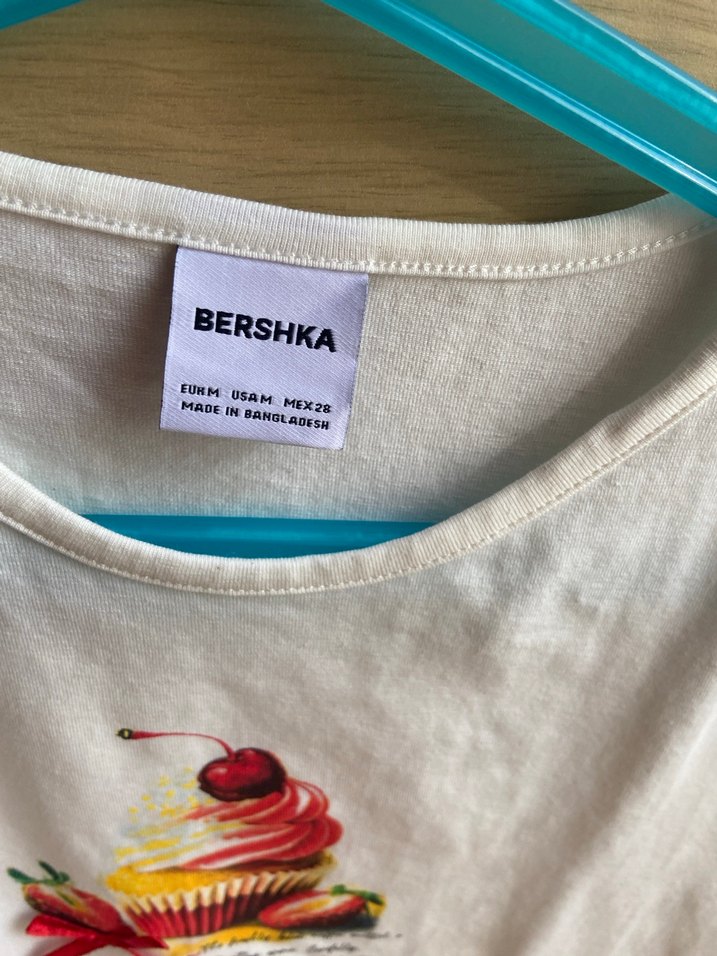 Krem Baskılı Kısa Kollu Tişört - Görsel 3