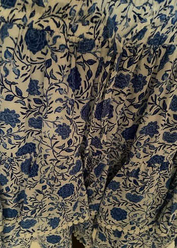 Koton- blue designed skirt - Görsel 2