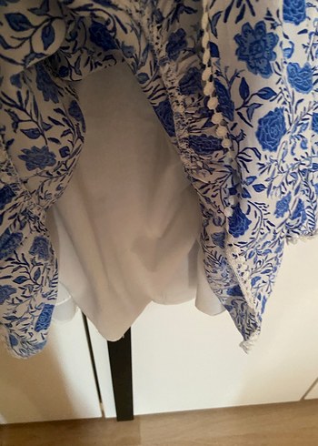 Koton- blue designed skirt - Görsel 4