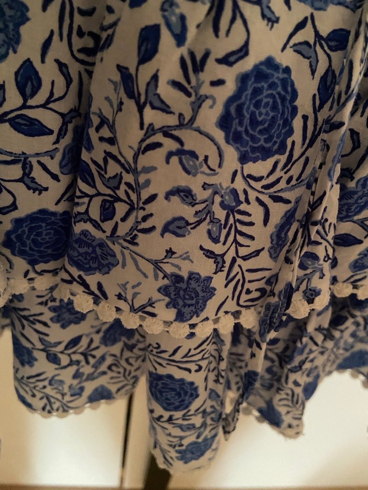 Koton- blue designed skirt - Görsel 3