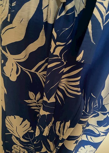 Mango- tropical designed trousers - Görsel 7