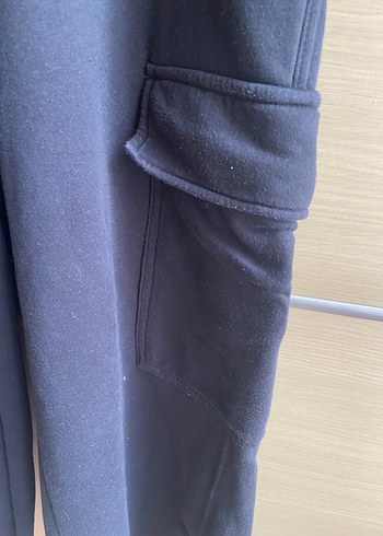 Zara- black wide-leg tracksuit bottoms - Görsel 3