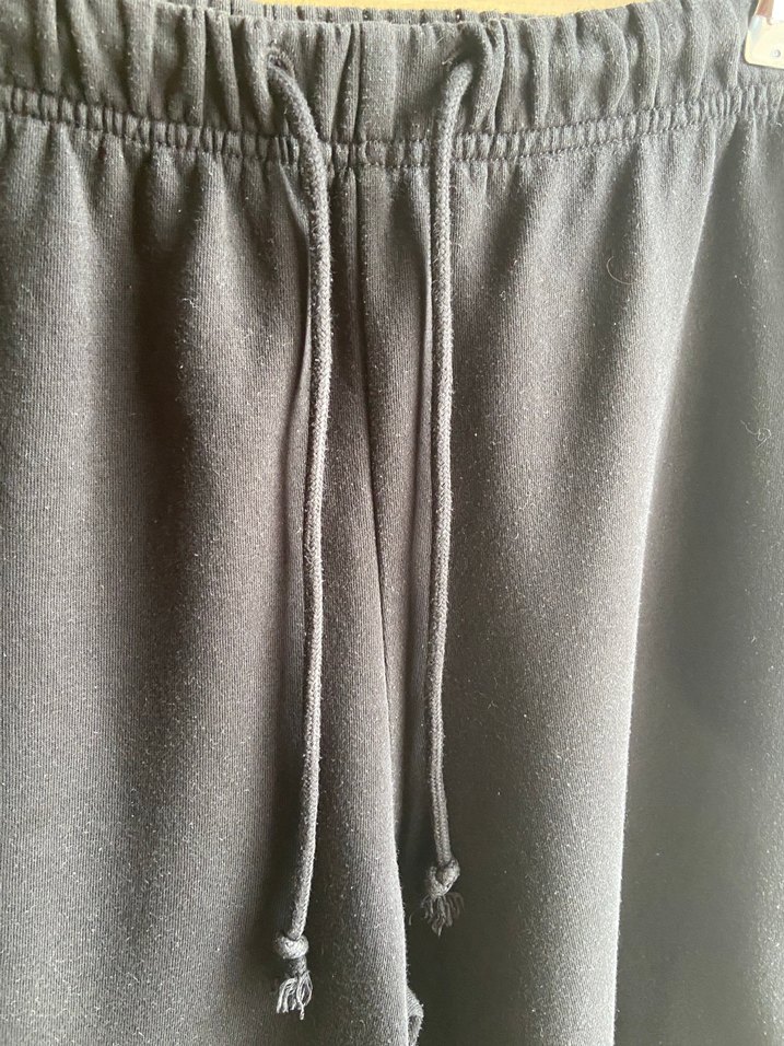 Zara- black wide-leg tracksuit bottoms - Görsel 2