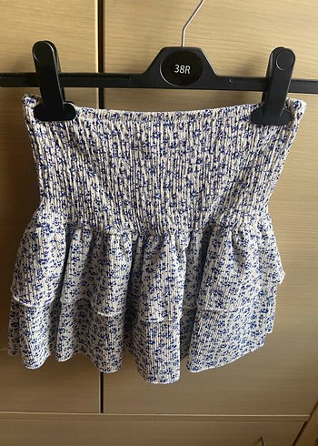 Zara- blue designed girls skirt