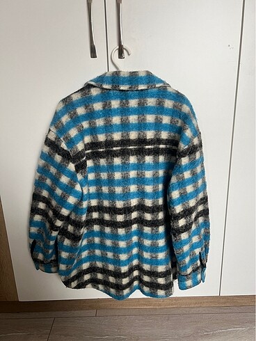 l Beden Oversize ekose ceket