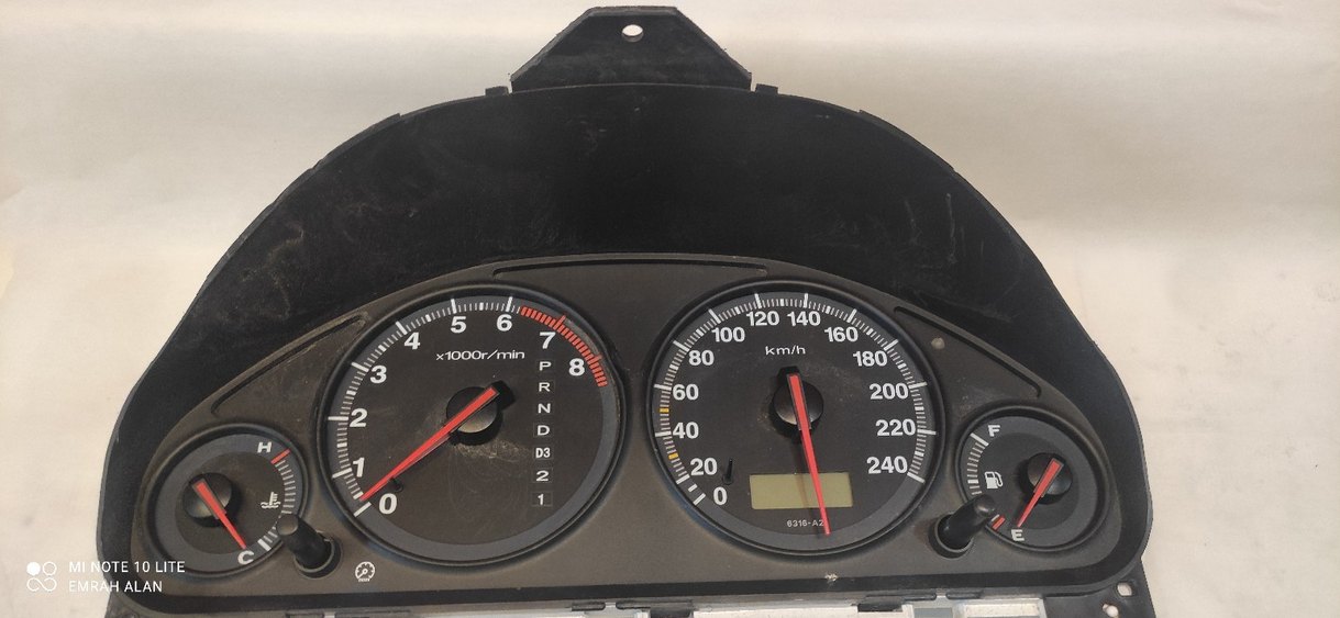 Gri Araç Gösterge Paneli Ölçüm Cihazı honda civic - Görsel 2