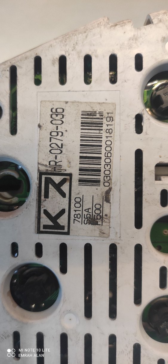 Gri Araç Gösterge Paneli Ölçüm Cihazı honda civic - Görsel 4