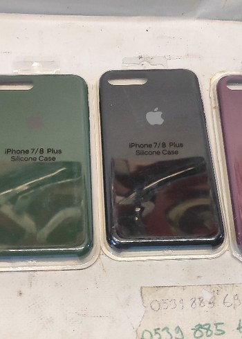 iPhone 7/8 Plus Çok Renkli Parlak Silikon Kılıf 4 adet fiyati
