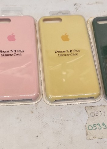 iPhone 7/8 Plus Parlak Silikon Kılıf 3 adet fiyati